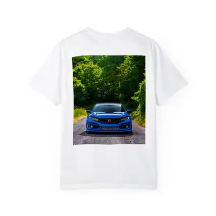 Honda Civic Type R Blue Forest Road