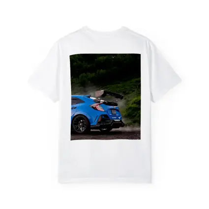 Honda Civic Type R Blue Forest Road