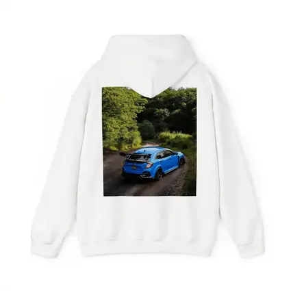 Honda Civic Type R Blue Forest Road