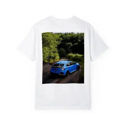 Honda Civic Type R Blue Forest Road