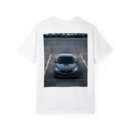 Honda Civic Type R Gray Parking Lot