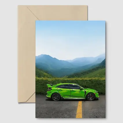 Honda Civic Type R Green Mountain Road