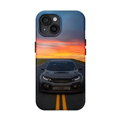 Honda Civic Type R Sunset Road