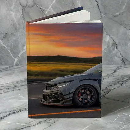 Honda Civic Type R Grey Sunset Road