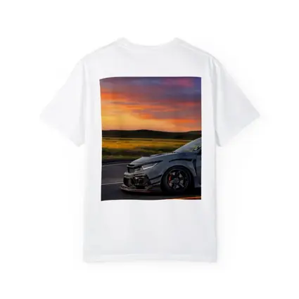 Honda Civic Type R Grey Sunset Road