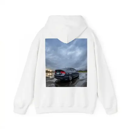 Honda Civic Sedan Wet Parking Lot Cloudy Sky