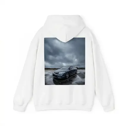 Honda Civic Sedan Wet Parking Lot Overcast