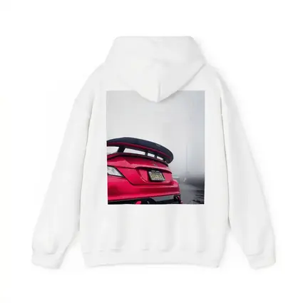 Honda Civic Type R Red Foggy Background