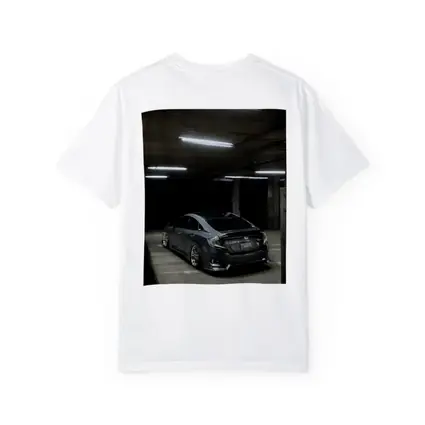 Honda Civic Stance Dark Parking Garage