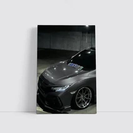 Honda Civic Type R Dark Parking Garage