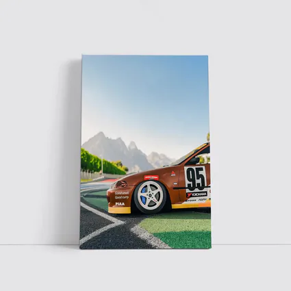 Honda Civic Race Car Mountain Track