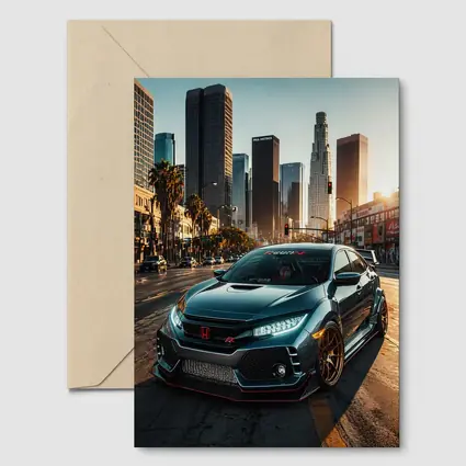 Honda Civic Type R Los Angeles Street