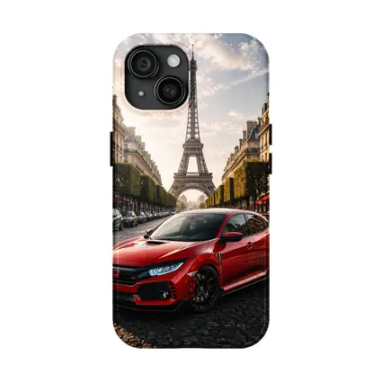 Honda Civic Type R Paris Eiffel Tower