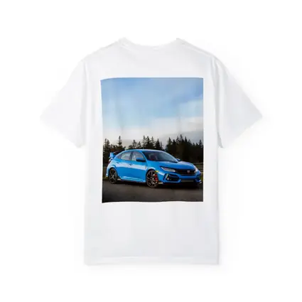 Honda Civic Type R Blue Forest Road