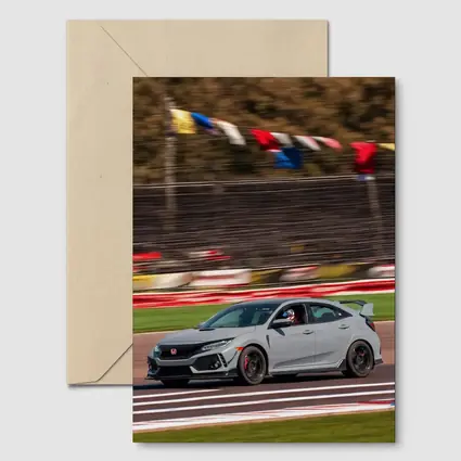 Honda Civic Type R Racing on Track