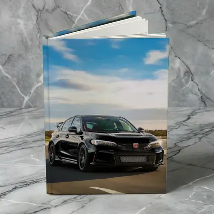 Honda Civic Type R Black Highway Drive