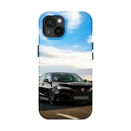 Honda Civic Type R Black Highway Drive