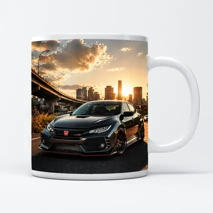 Honda Civic Type R City Sunset