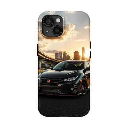 Honda Civic Type R City Sunset