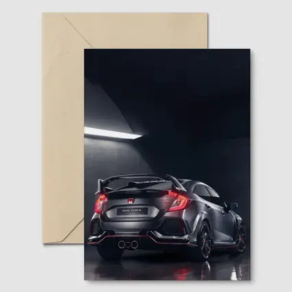 Honda Civic Type R Dark Garage Shot