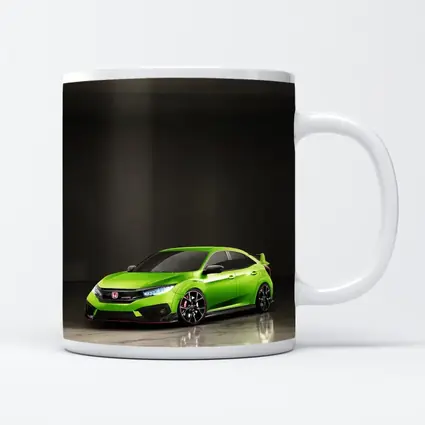 Honda Civic Type R Green Studio Floor