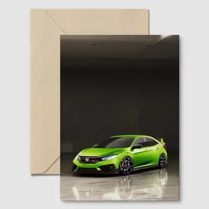 Honda Civic Type R Green Studio Floor