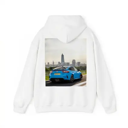 Honda Civic Type R Blue City Skyline