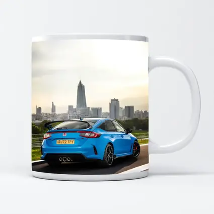 Honda Civic Type R Blue City Skyline