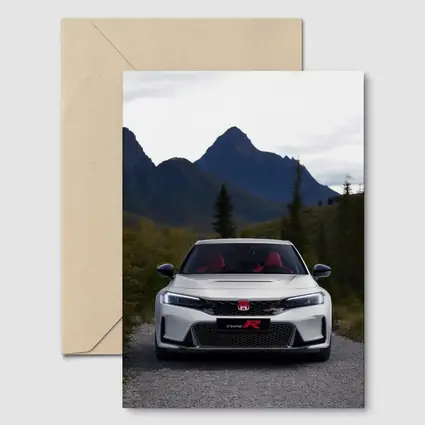 Honda Civic Type R Mountain Gravel Road