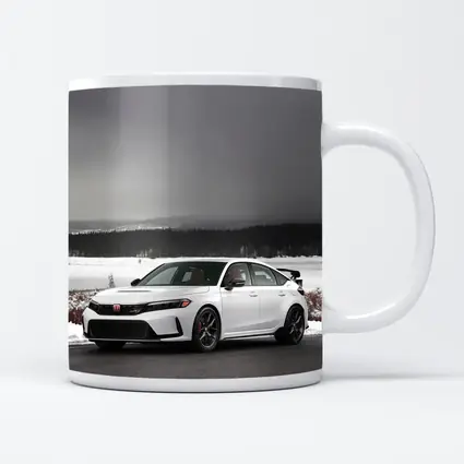Honda Civic Type R Winter Snow Landscape