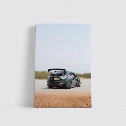 Honda Civic Type R Black Dirt Road