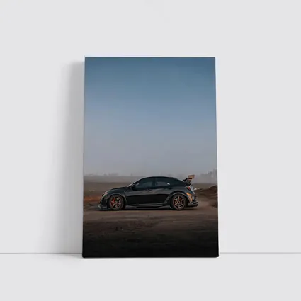 Honda Civic Type R Black Misty Landscape