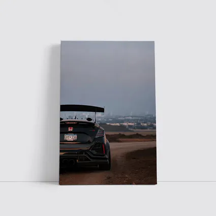 Honda Civic Type R Rear City Dusk