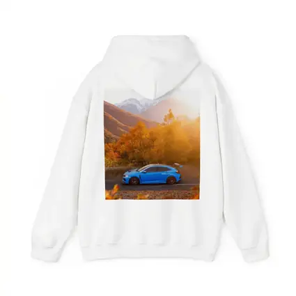 Honda Civic Type R Blue Autumn Mountains