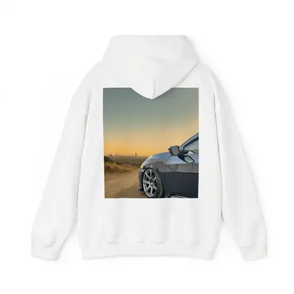 Honda Civic Grey Stance City Sunset View