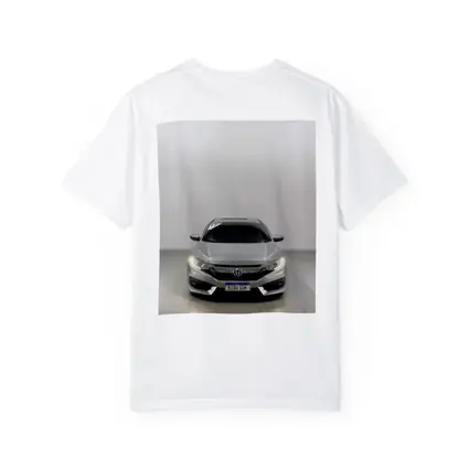 Honda Civic Silver Front View White Background