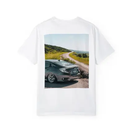 Honda Civic Slammed on Country Dirt Road