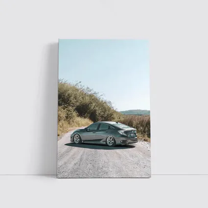 Honda Civic Stance Build On Gravel Road