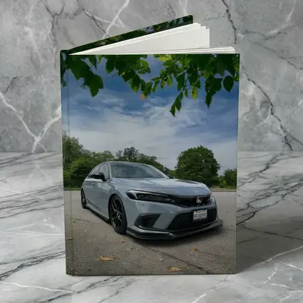 Honda Civic Hatchback Parked Under Green Trees