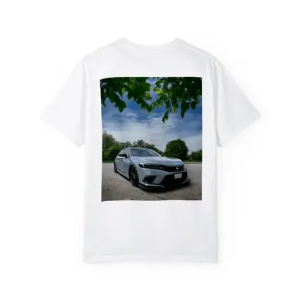 Honda Civic Hatchback Parked Under Green Trees