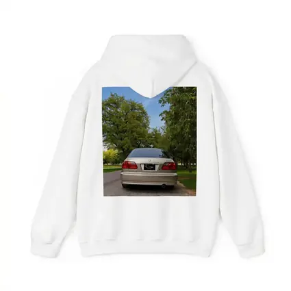 Honda Civic Sedan Rear View Green Trees