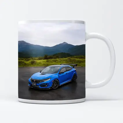 Honda Civic Type R Blue Mountain Road