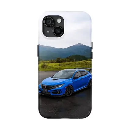 Honda Civic Type R Blue Mountain Road
