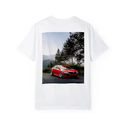Honda Civic Type R Red Mountain Road