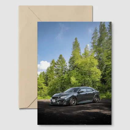 Honda Civic Type R Forest Road