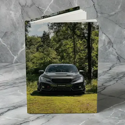 Honda Civic Type R Green Forest Setting