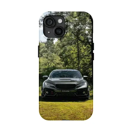 Honda Civic Type R Green Forest Setting