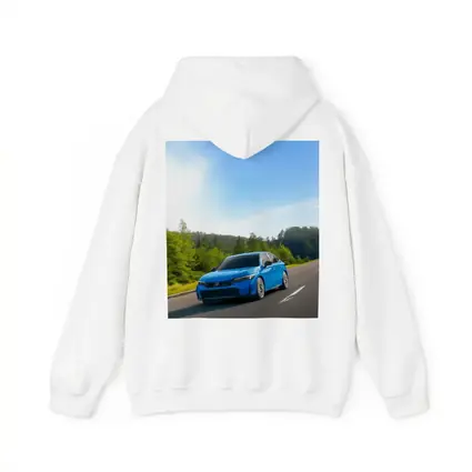 Honda Civic Blue Sedan Highway Drive