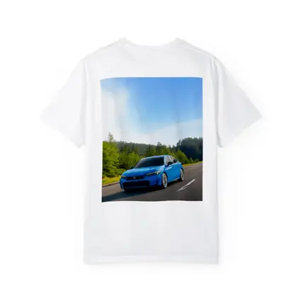 Honda Civic Blue Sedan Highway Drive