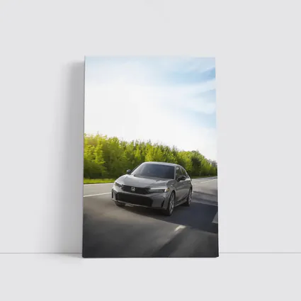Honda Civic Sedan Driving Open Road